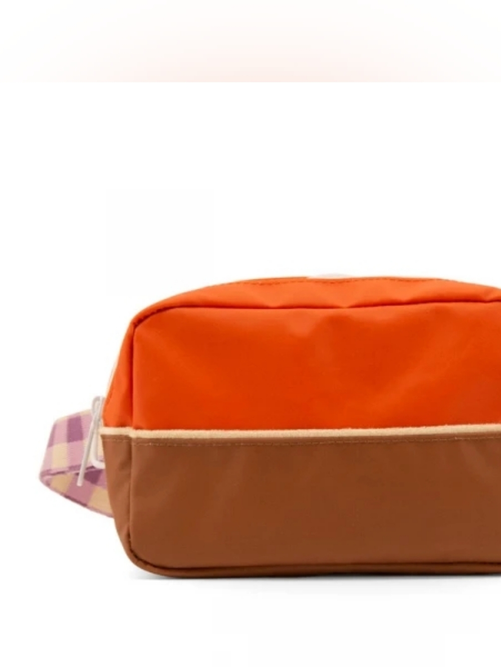 Sticky Lemon Large Fanny Pack‎ Belt Bag Colorblock Orange Brown NWT